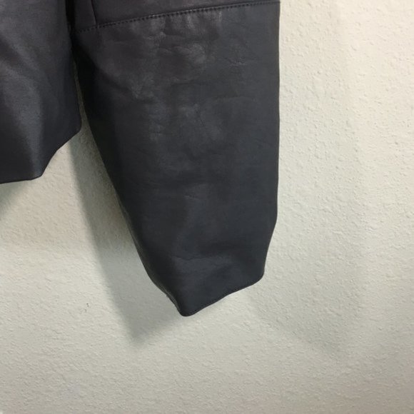 Torrid Lace Up Back Faux Fur Collar Moto Jacket 4X - Picture 8 of 15